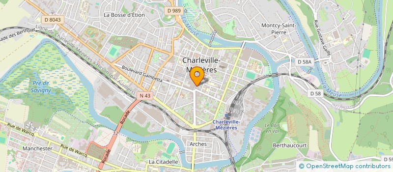 localisation de l'entreprise LA PARENTHESE  CHARLEVILLE-MEZIERES