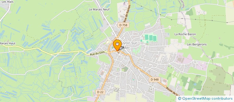 localisation de l'entreprise LA PARENTHESE à BEAUVOIR-SUR-MER