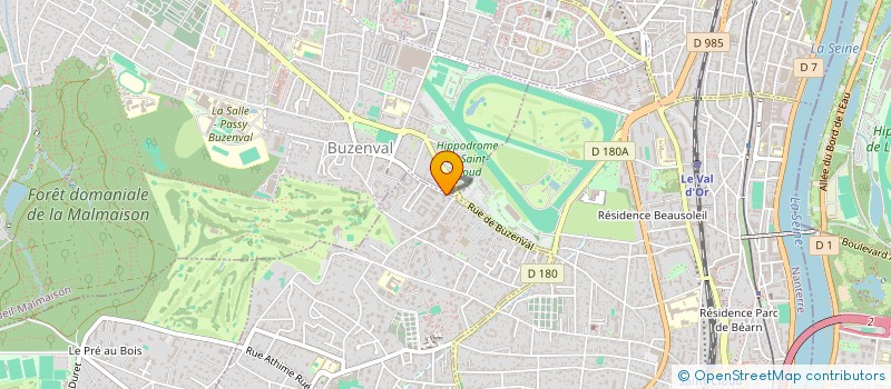 localisation de l'entreprise LA PARENTHESE  GARCHES