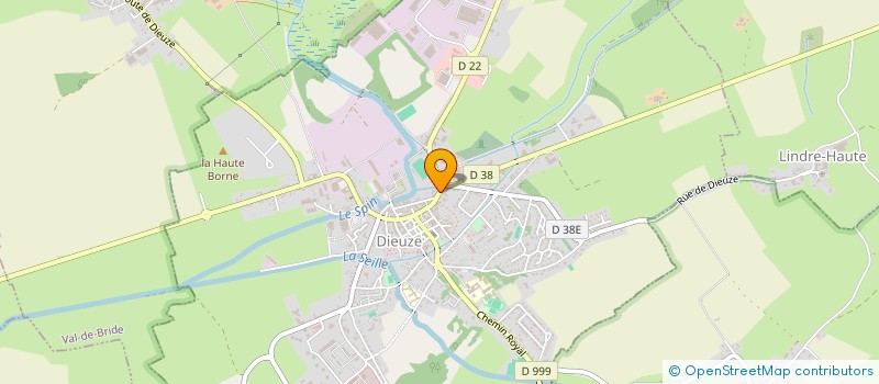 localisation de l'entreprise LA PARENTHESE BIEN ETRE à DIEUZE