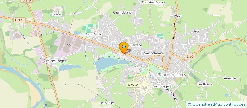 localisation de l'entreprise LA PARENTHESE DE L'ALCHIMISTE à BOURBON-LANCY
