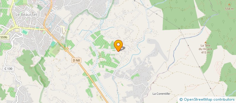 localisation de l'entreprise LA PARENTHESE ENCHANTEE  LE BEAUSSET