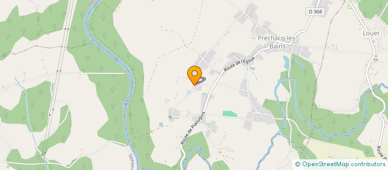 localisation de l'entreprise LA PARENTHESE JACUZZI  PRECHACQ-LES-BAINS