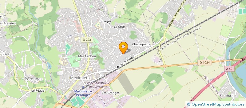 localisation de l'entreprise LA PARENTHESE MUSICALE  MEXIMIEUX