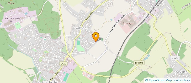 localisation de l'entreprise LA PARENTHESE SOCIALE  VALMONT