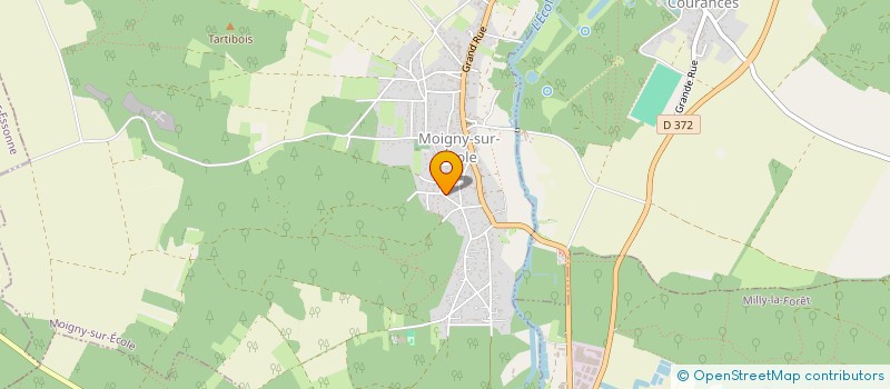 localisation de l'entreprise LA PARESSANNE à MOIGNY-SUR-ECOLE