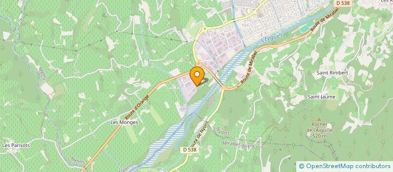 localisation de l'entreprise LA PARFUMERIE DE NYONS  NYONS