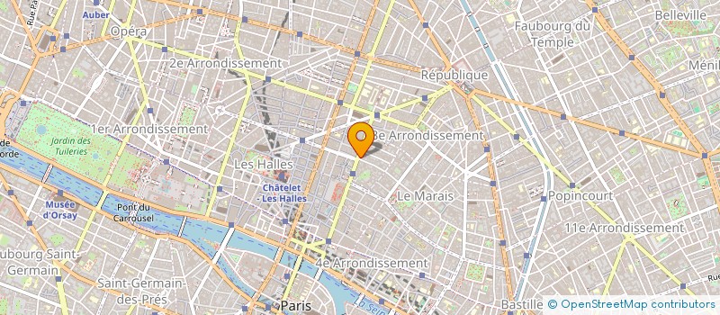 localisation de l'entreprise LA PARFUMERIE PARISIENNE  PARIS