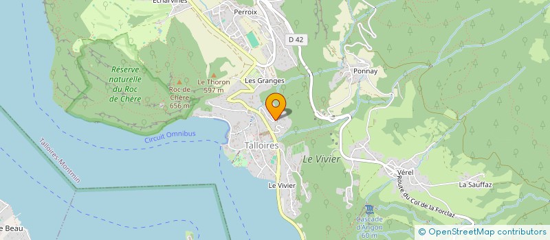 localisation de l'entreprise LA PARILLADA  TALLOIRES-MONTMIN