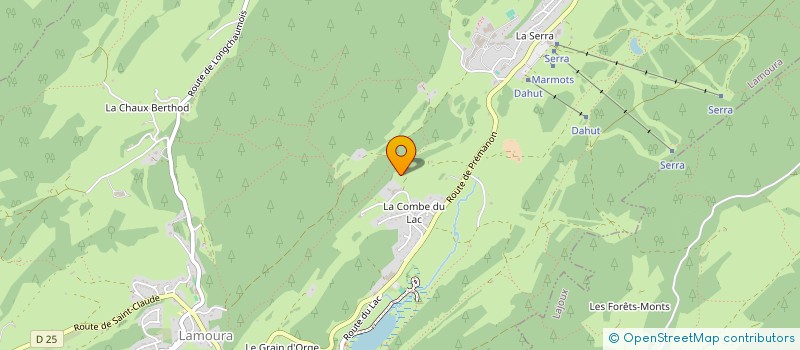 localisation de l'entreprise LA PARISETTE  LAMOURA