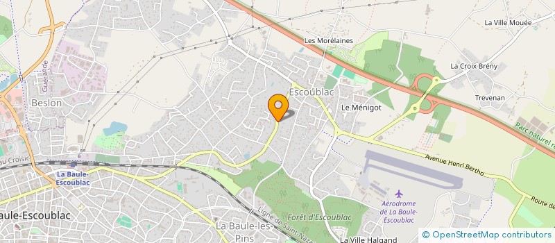 localisation de l'entreprise LA PARISIENNE à LA BAULE-ESCOUBLAC