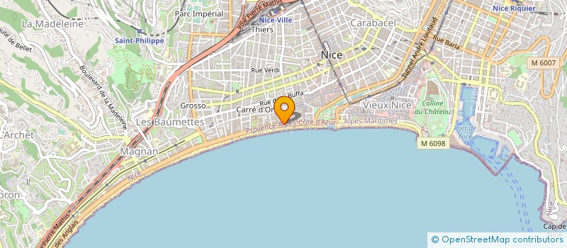 localisation de l'entreprise LA PARISIENNE à NICE
