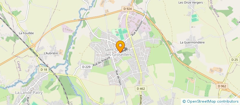 localisation de l'entreprise LA PARISIENNE à FLERS