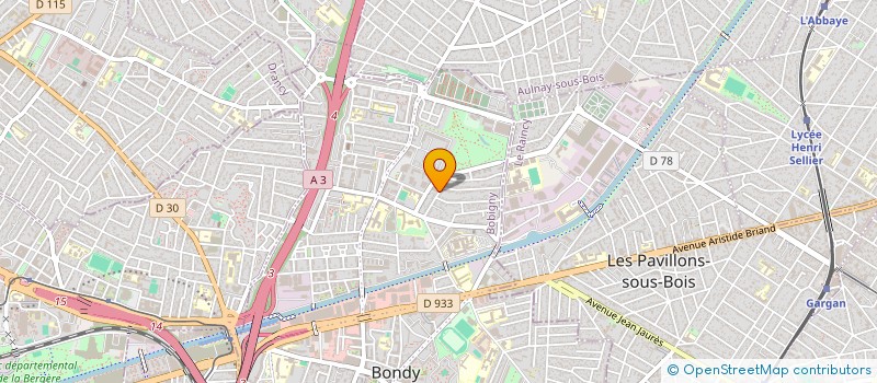 localisation de l'entreprise LA PARISIENNE  BONDY