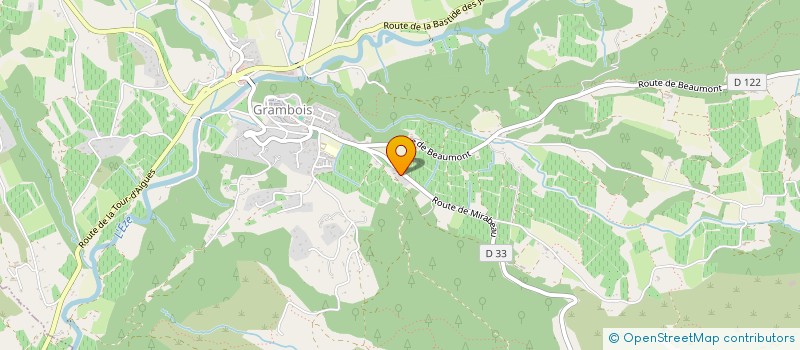 localisation de l'entreprise LA PARISIENNE  LA TOUR D'AIGUES