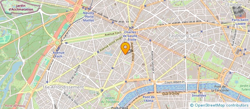 localisation de l'entreprise LA PARISIENNE  PARIS