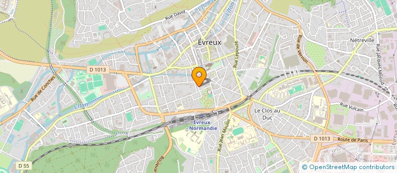 localisation de l'entreprise LA PARISIENNE à EVREUX