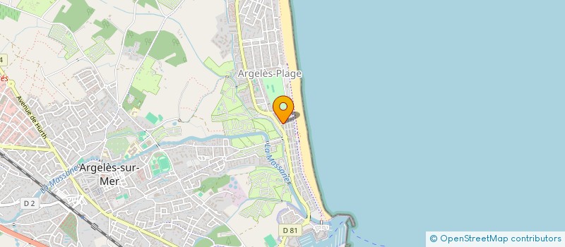 localisation de l'entreprise LA PARISIENNE  ARGELES-SUR-MER