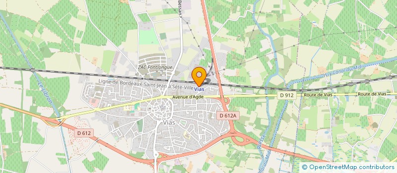 localisation de l'entreprise LA PARISIENNE  VIAS