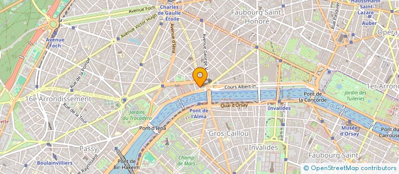 localisation de l'entreprise LA PARISIENNE  PARIS