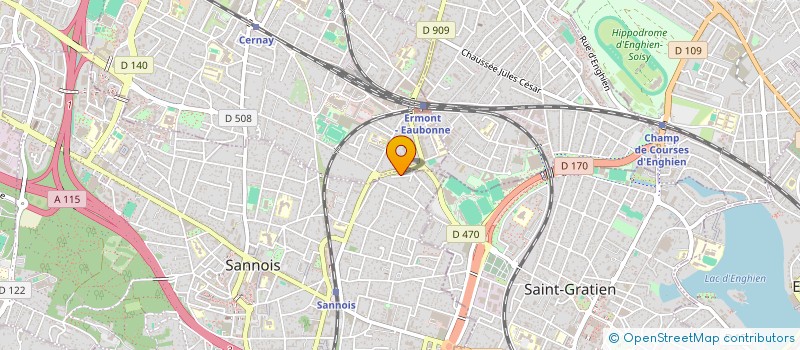 localisation de l'entreprise LA PARISIENNE  SANNOIS