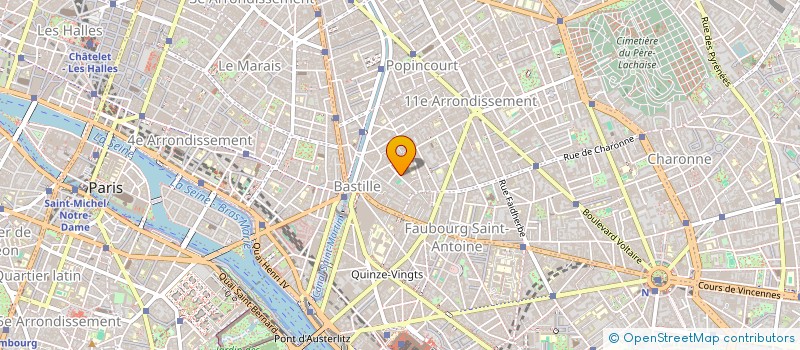 localisation de l'entreprise LA PARISIENNE  PARIS