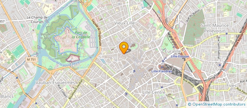 localisation de l'entreprise LA PARISIENNE ART DE VIVRE à LILLE