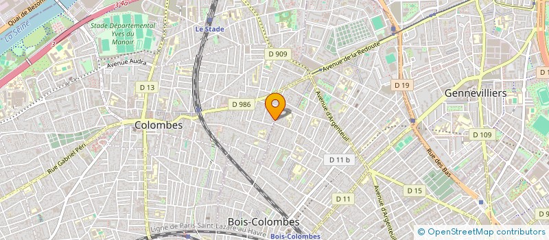 localisation de l'entreprise LA PARISIENNE DE COURTAGE à BOIS-COLOMBES