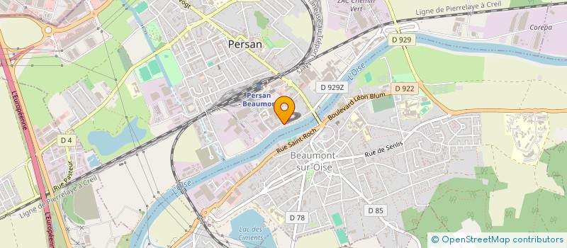 localisation de l'entreprise LA PARISIENNE DISTRIBUTION  PERSAN