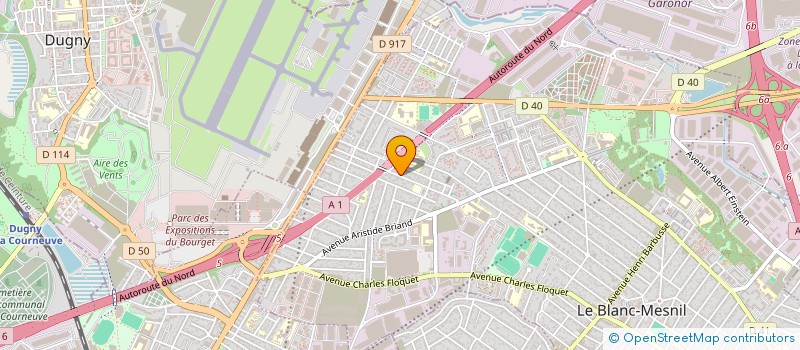 localisation de l'entreprise LA PARISIENNE DU CABLAGE à LE BLANC-MESNIL