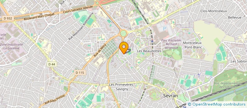 localisation de l'entreprise LA PARISIENNE NET PLUS SERVICES à SEVRAN