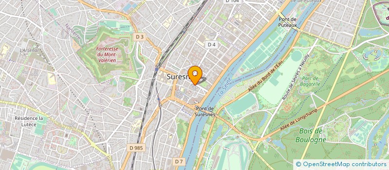 localisation de l'entreprise LA PARISIENNE SURESNES à SURESNES