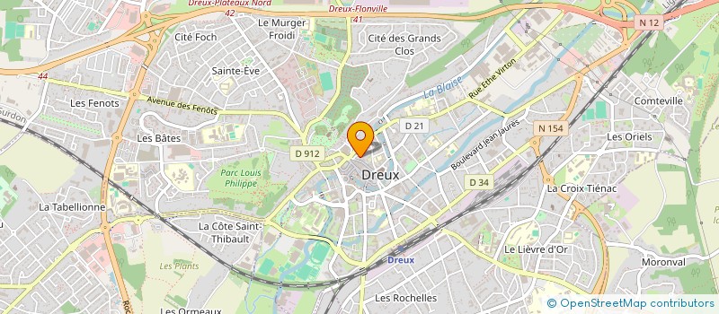 localisation de l'entreprise LA PARISTA à DREUX