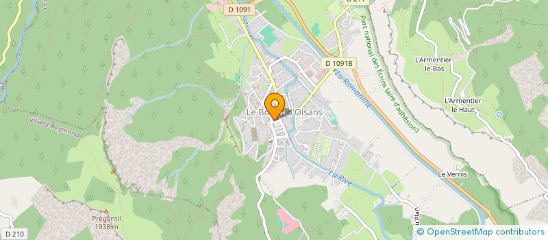 localisation de l'entreprise LA PARLOTTE  LE BOURG-D'OISANS
