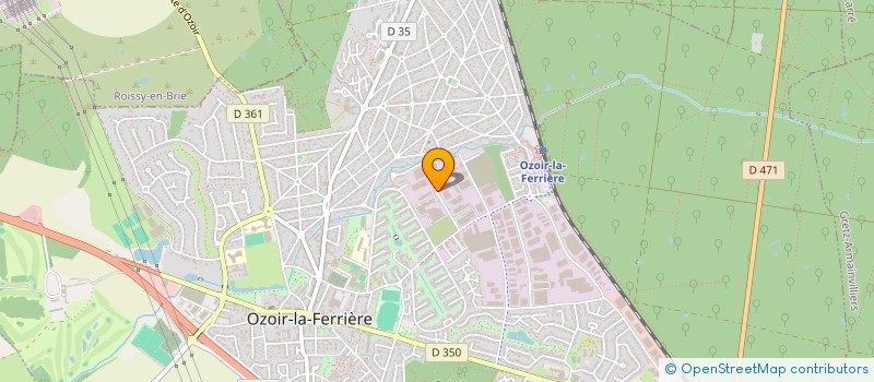 localisation de l'entreprise LA PARMENTIERE-P. BLACHE ET COMPAGNIE à OZOIR-LA-FERRIERE
