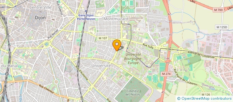 localisation de l'entreprise LA PAROLE à DIJON