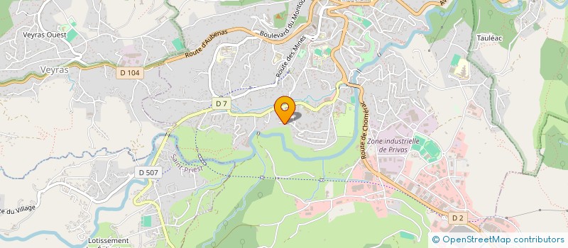 localisation de l'entreprise LA PAROLE AUX GESTES à PRIVAS