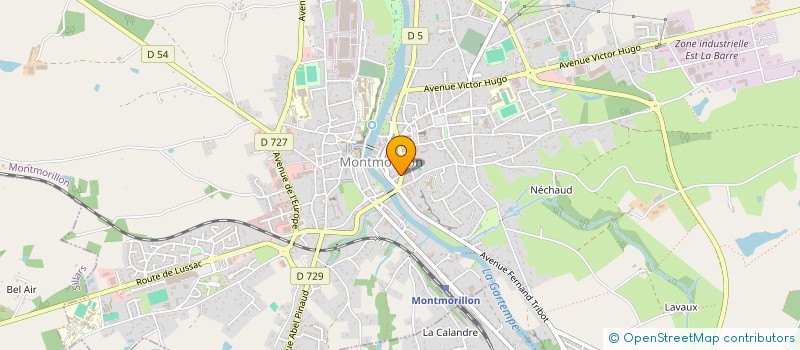 localisation de l'entreprise LA PAROLE AVENTUREUSE à MONTMORILLON