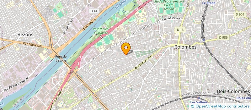 localisation de l'entreprise LA PAROLE DES SANS VOIX à COLOMBES