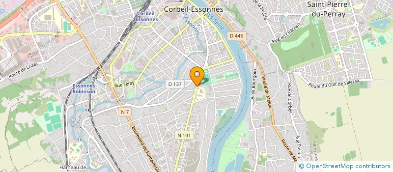 localisation de l'entreprise LA PAROLE DU CHIEN à CORBEIL-ESSONNES
