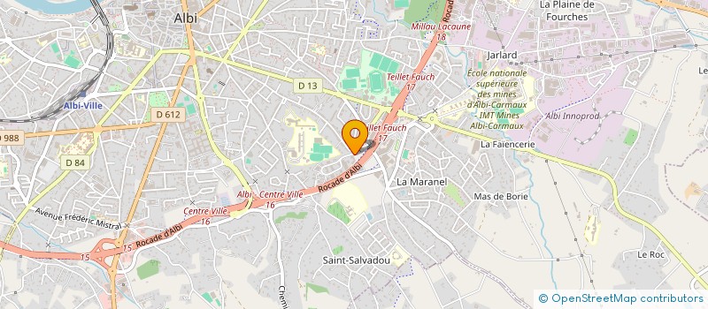 localisation de l'entreprise LA PAROLE EST ACTION à ALBI