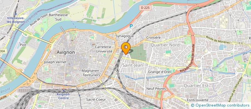 localisation de l'entreprise LA PAROLE ROUGE  AVIGNON