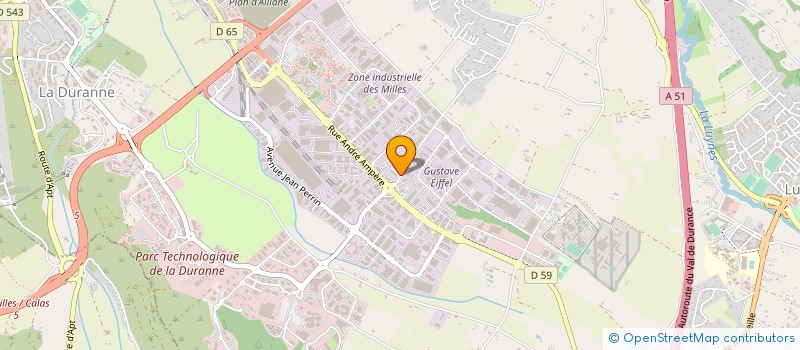 localisation de l'entreprise LA PARQUETERIE AIXOISE à AIX-EN-PROVENCE
