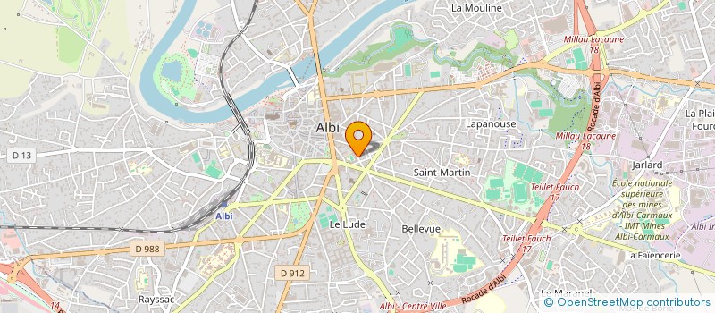 localisation de l'entreprise LA PARRA à ALBI