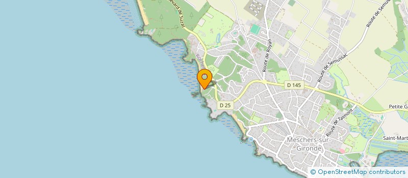 localisation de l'entreprise LA PARRACHEE  MESCHERS-SUR-GIRONDE