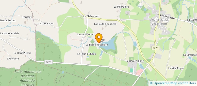 localisation de l'entreprise LA PART DE L'OISEAU MOUCHE  SAINT-GERMAIN-SUR-ILLE