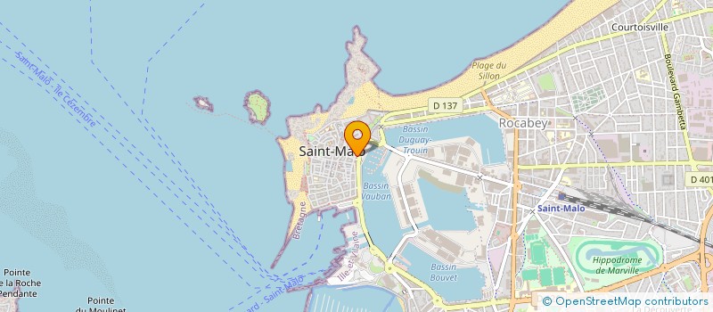 localisation de l'entreprise LA PART DES ANGES à SAINT-MALO