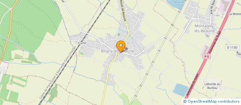 localisation de l'entreprise LA PART DES ANGES  BLIGNY-LES-BEAUNE