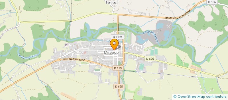 localisation de l'entreprise LA PART DES ANGES à MIREPOIX
