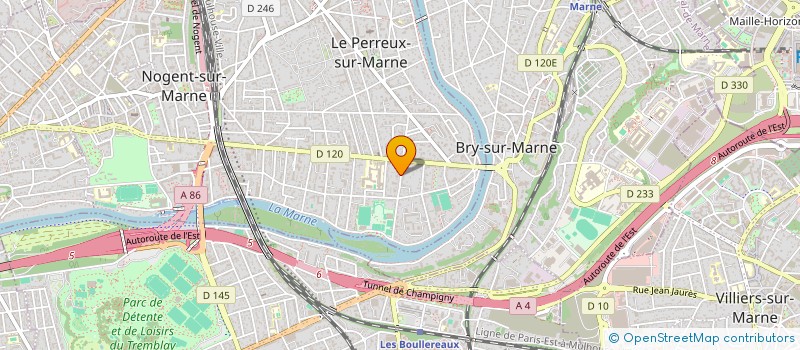 localisation de l'entreprise LA PART DES ANGES à LE PERREUX-SUR-MARNE